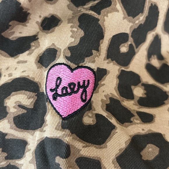 Lazy Oaf Oversized Parka Hooded Jacket in Leopard Print - wore just for a video - Picture 7 of 8